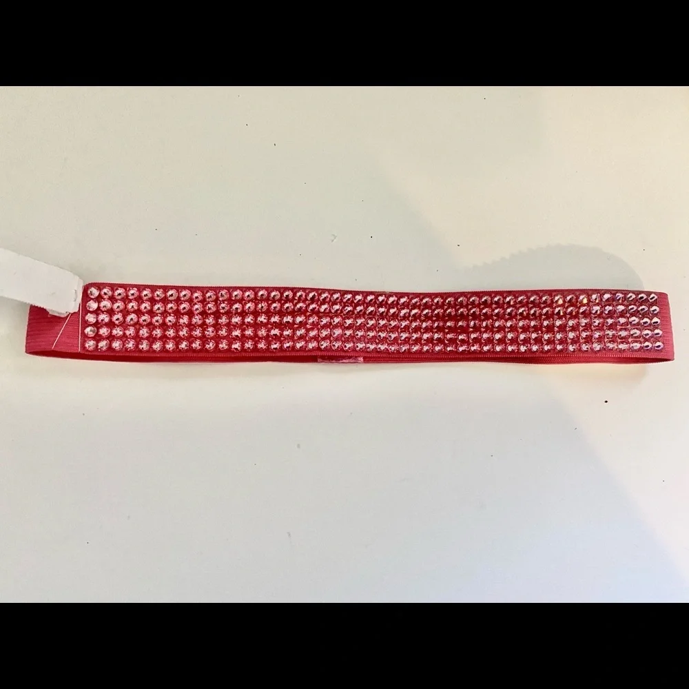 Little Girls Pink Studded Belt